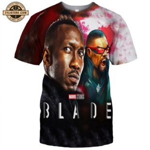 Blade Poster Movie 2025 All Over Print T-Shirt