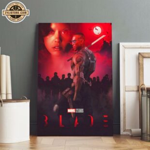 Blade Poster Movie 2025 Marvel Studios Poster Canvas Wall Art Decor