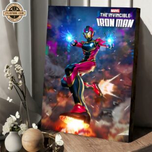 Ironheart Movie Marvel Poster Canvas