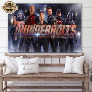 Marvel's Thunderbolts Movie 2025 Poster Canvas Wall Art