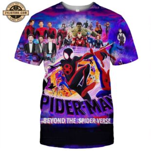 Spider-Man Beyond the Spider-Verse 3D All Over Print T-Shirt