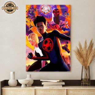 Spider-Man Beyond The Spider-Verse Movie Poster Canvas Decor