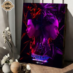 Spider-Man Beyond The Spider-Verse Movie Poster Canvas Wall Art Decor