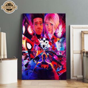 Spider-Man Beyond The Spider-Verse Movie Poster Canvas