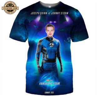 The Fantastic Four Joseph Quinn Is Johnny Storm All Over Print T-Shirt