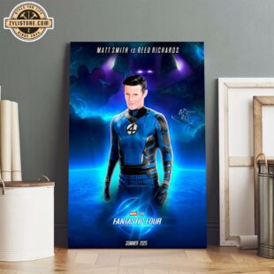 The Fantastic Four Matt Smith Is Reed Richards Poster Canvas