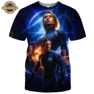 The Fantastic Four Poster Movie All Over Print T-Shirt