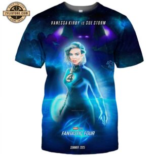 The Fantastic Four Vanessa Kirby Is Sue Storm All Over Print T-Shirts