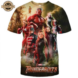 Thunderbolts 2025 Movie Marvel All Over Print T-Shirt