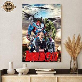 Thunderbolts Movie 2025 Poster Canvas Art Decor