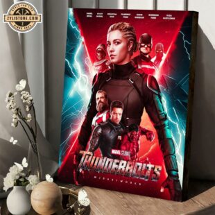 Thunderbolts Poster 2025 Movie Canvas Wall Art