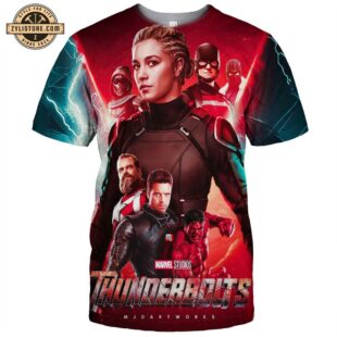 Thunderbolts Poster All Over Print T-Shirt