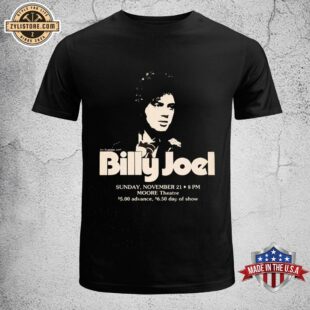 1976 Billy Joel Concert Poster Unisex T-Shirt