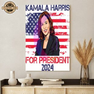 2024 Election - Kamala Harris for President 2024 Poster Canvas