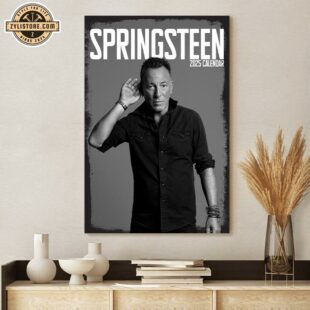 2025 Bruce Springsteen Music Tour Poster Canvas