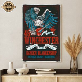 49 Winchester Live At The Bluestone On October 29 2024 In Columbus, OH Poster Canvas