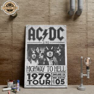 ACDC Band Music Canvas Poster Decor