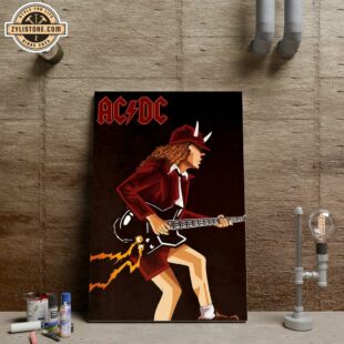 ACDC Band Music Canvas Poster Wall Art