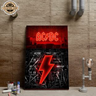 ACDC Music Band Canvas Poster Decor