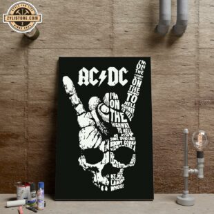 ACDC Music Band Canvas Poster Wall Art Decor