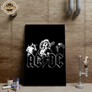 ACDC Music Canvas Poster Wall Art