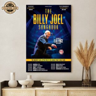 Billy Joel Songbook Music Poster Canvas Wall Art