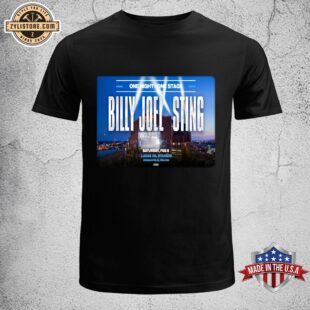 Billy Joel & Sting to Perform on February 8, 2025 Indianapolis, IN Unisex T-Shirt