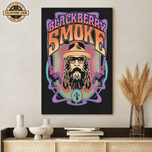 Blackberry Smoke Brit Turner Memorial Poster Canvas