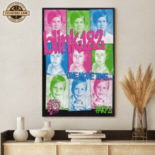 Blink 182 One More Time Poster Canvas