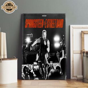 Bruce Springsteen 2025 Tour Music Poster Canvas