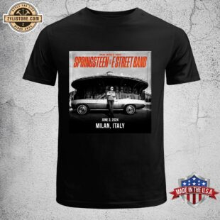 Bruce Springsteen Music Tour 2025 Milan Italy Unisex T-Shirt