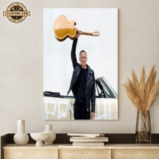 Bryan Adams Music Tour Poster Canvas