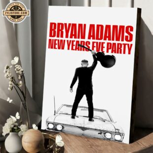 Bryan Adams New Years Fve Party Poster Canvas