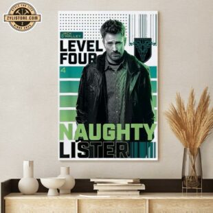 Chris Evan Naughty Lister Poster Canvas