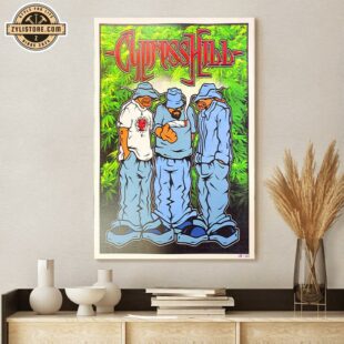 Cypress Hill Blunted Limited Edition Hand Numbered Poster Canvas