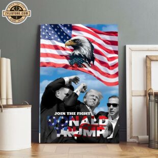 Donald Trump For The America Poster Canvas