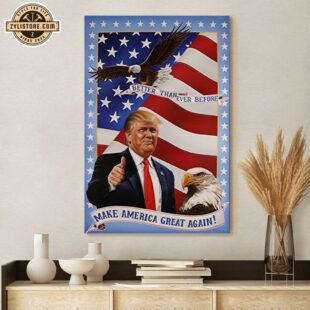 Donald Trump MAke America Great Again Poster Canvas