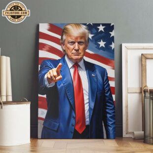 Donald Trump President America Poster Canvas