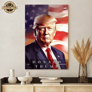 Donald Trump US President Poster Canvas