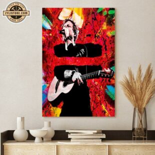 Ed Sheeran 2025 Music Tour Poster Canvas