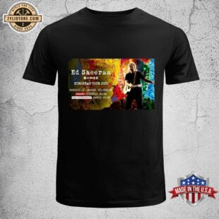 Ed Sheeran European Tour In 2025 Music Unisex T-Shirt