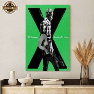 Ed Sheeran Music Tour 2025 Poster Canvas