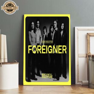 Foreigner Band Music Tour 2025 Poster Canvas