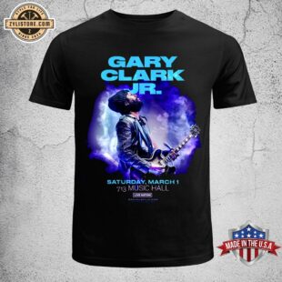 Gary Clark Jr. Music Hall March 1, 2025 Unisex T-Shirt