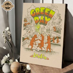 Green Day Dookie Dog Dance Poster Canvas