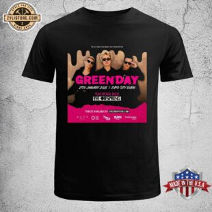 Green Day to play Dubai on 27 January 2025 Unisex T-Shirt