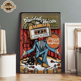 Guided By Voices Will Johnson In Dallas TX Oct 26 2024 Poster Canvas