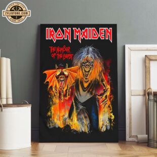 Iron Maiden Legacy Collection Number Of The Beast Poster Canvas