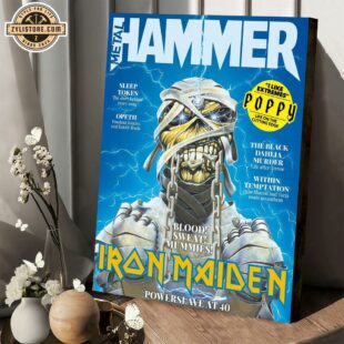 Iron Maiden Metal Hammer Music Poster Canvas