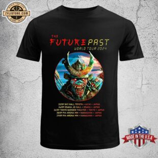 Iron Maiden The Future Past 2024 Tour Japan Music Unisex T-Shirt